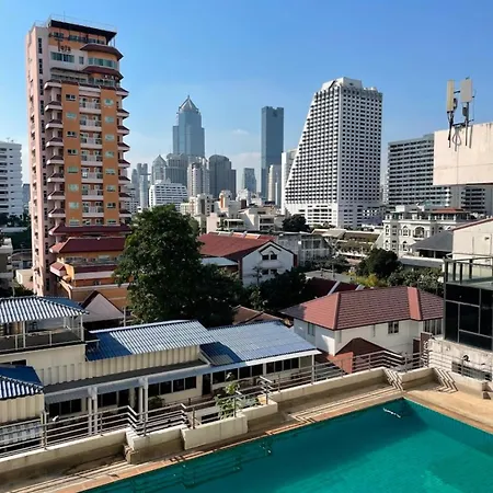 Cozy, Spacious 2-Bedder With City, Park View, Near Nana Bts Bangkok Exterior photo
